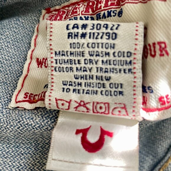 True Religion Jimmy Cropped Jean Jacket - Picture 5 of 6